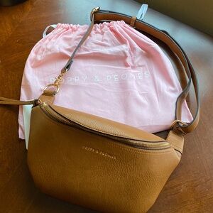 Poppy and Peonies Sidekick Belt Bag Chest Bag COGNAC NEW WITH TAGS